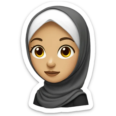hijab girl English techer  sticker