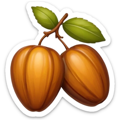 Date fruit sticker sticker