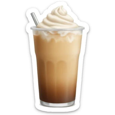 Iced chai tea latte sticker