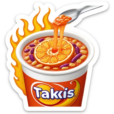 Maruchan instant lunch con Takis Fuego sticker