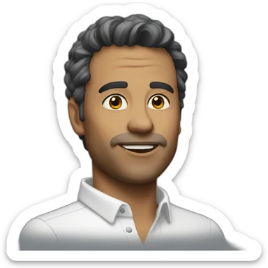 ad Laurent nu sticker