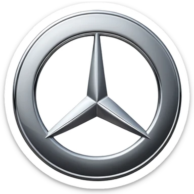mercedes benz circle logo sticker