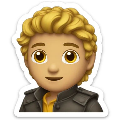 Chaqueta cuero sticker