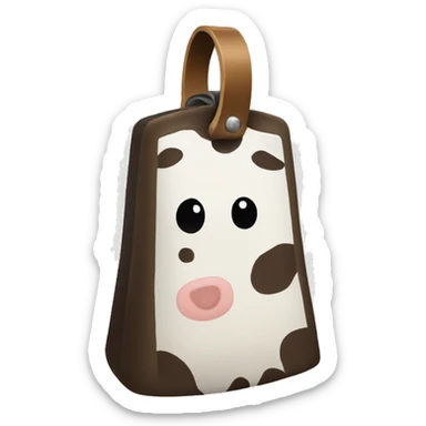 cow bell sticker