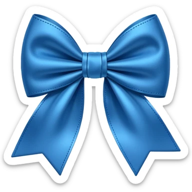 Laço azul escuro sticker