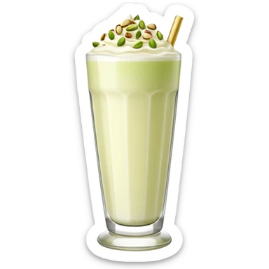 Lassi white coloured with punjabi touch sticker