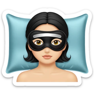  sleep mask emoji sticker