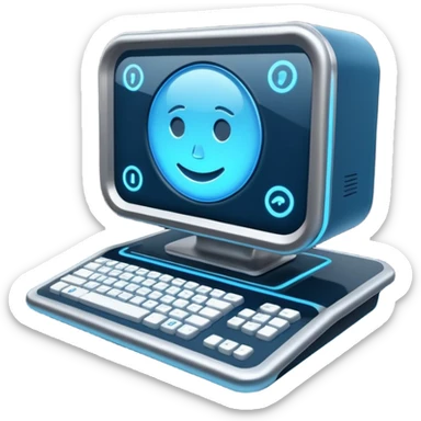 a jarvis computer interface sticker