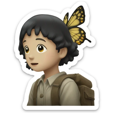 Grave of the Fireflies, butterfly sticker