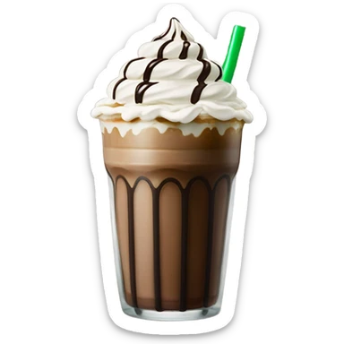 Starbucks Frappuccino mocha sticker