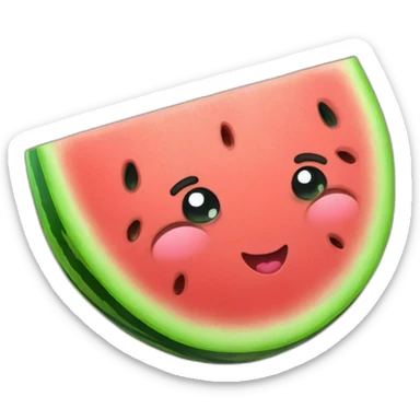 cute watermelon sticker