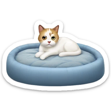 Annoying cat bed sticker