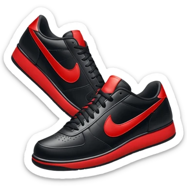 Nike red bottom sticker