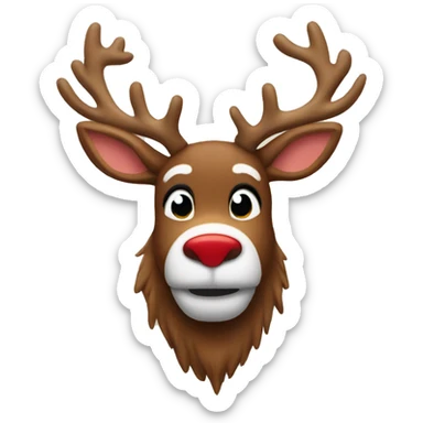 Rudolph sticker