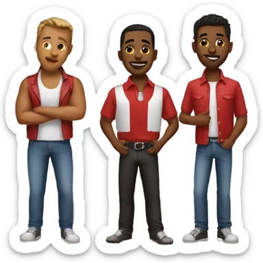 5 guys in Vegas  sticker