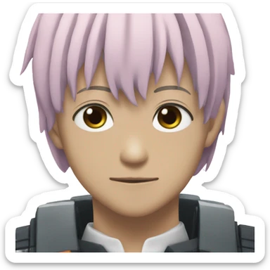 makima from chainsaw man sticker