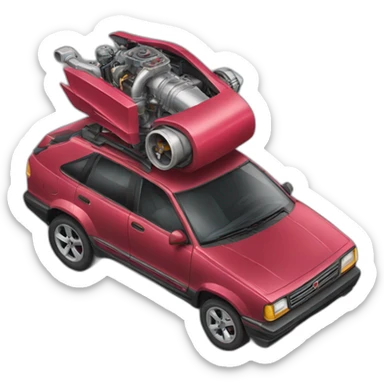 car-turbo-part sticker