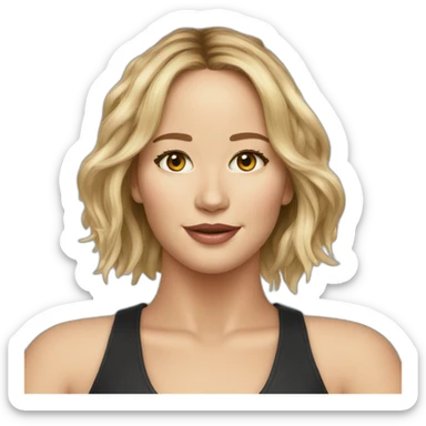 Jennifer Lawrence sticker