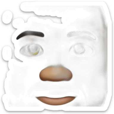 The Rock (Dwayne Johnson) face sticker