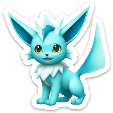 Vaporeon-Glaceon full body sticker