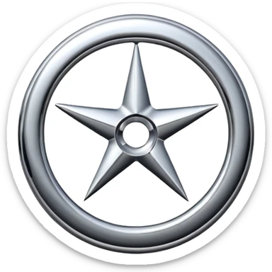 Mercedes logo emoji sticker