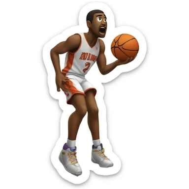 shooting my basketball shot sticker