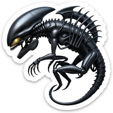 A xenomorph sticker