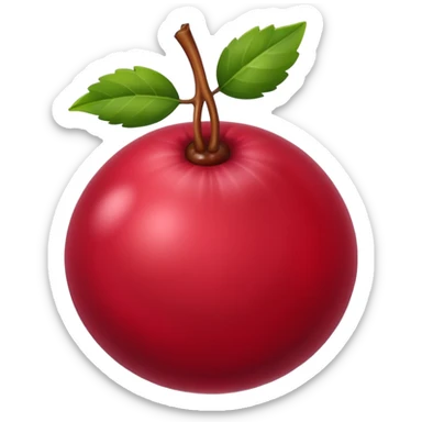 cranberry sticker