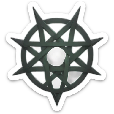 Pentagram openai logo sticker
