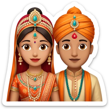 indian marriage sticker