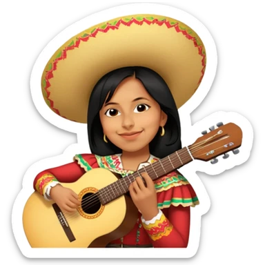 Mariachi Musician sticker