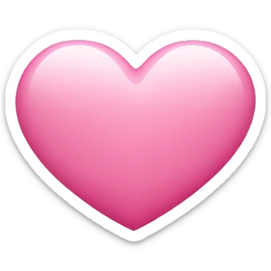 pink heart sticker