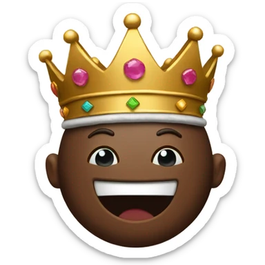 Crown with brownie  sticker