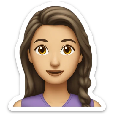 Ms. Romina Hamzei, a 21-year-old girl majoring in management sticker