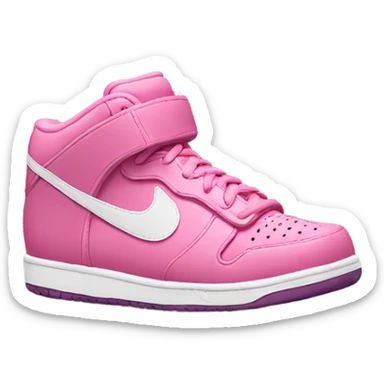 Nike pink shoes sticker