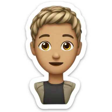 Crop hairstyle  sticker