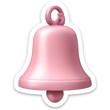bell soft pink color  sticker