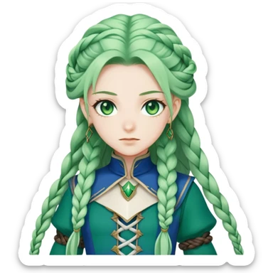 Venti Barbatos The Anemo Wind Archon from Genshin Impact sticker