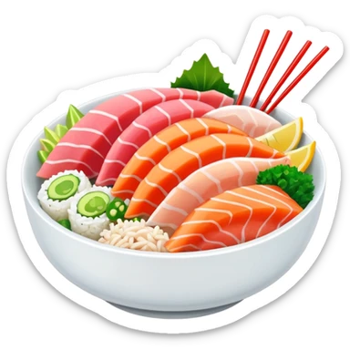 sashimi donburi sticker