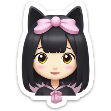 Kuromi Sanrio sticker
