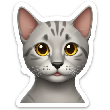 Chad cat sticker