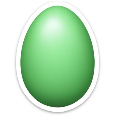egg green sticker