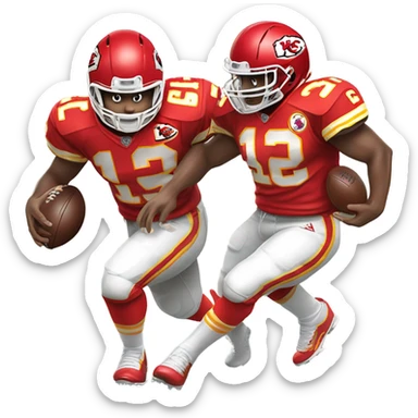 Chiefs football  sticker