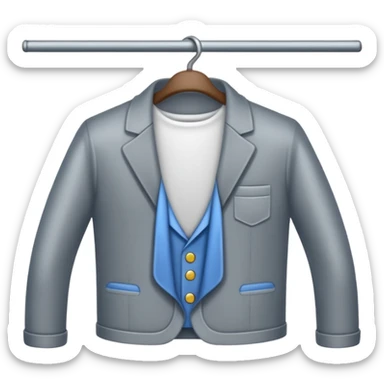 IRON WITH WHICH WE IRON CLOTHES sticker