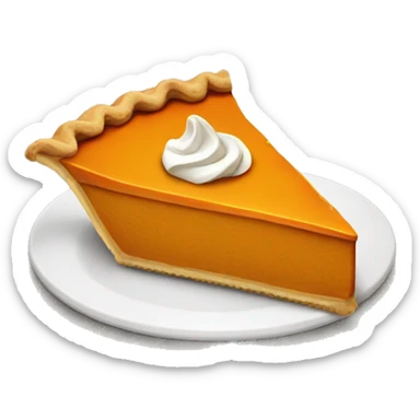 pumpkin pie sticker