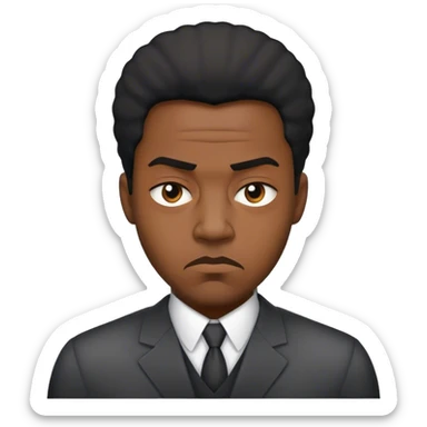 Gangsta black  sticker