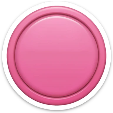 Two pink circles sticker