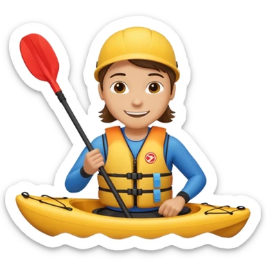 Kayaking sticker