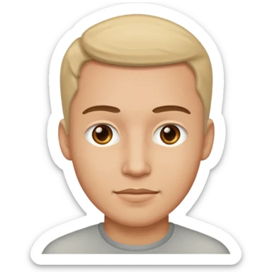 Homme portrait adulte  sticker