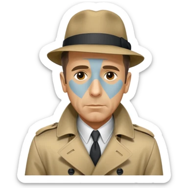 Humphrey bogart sticker